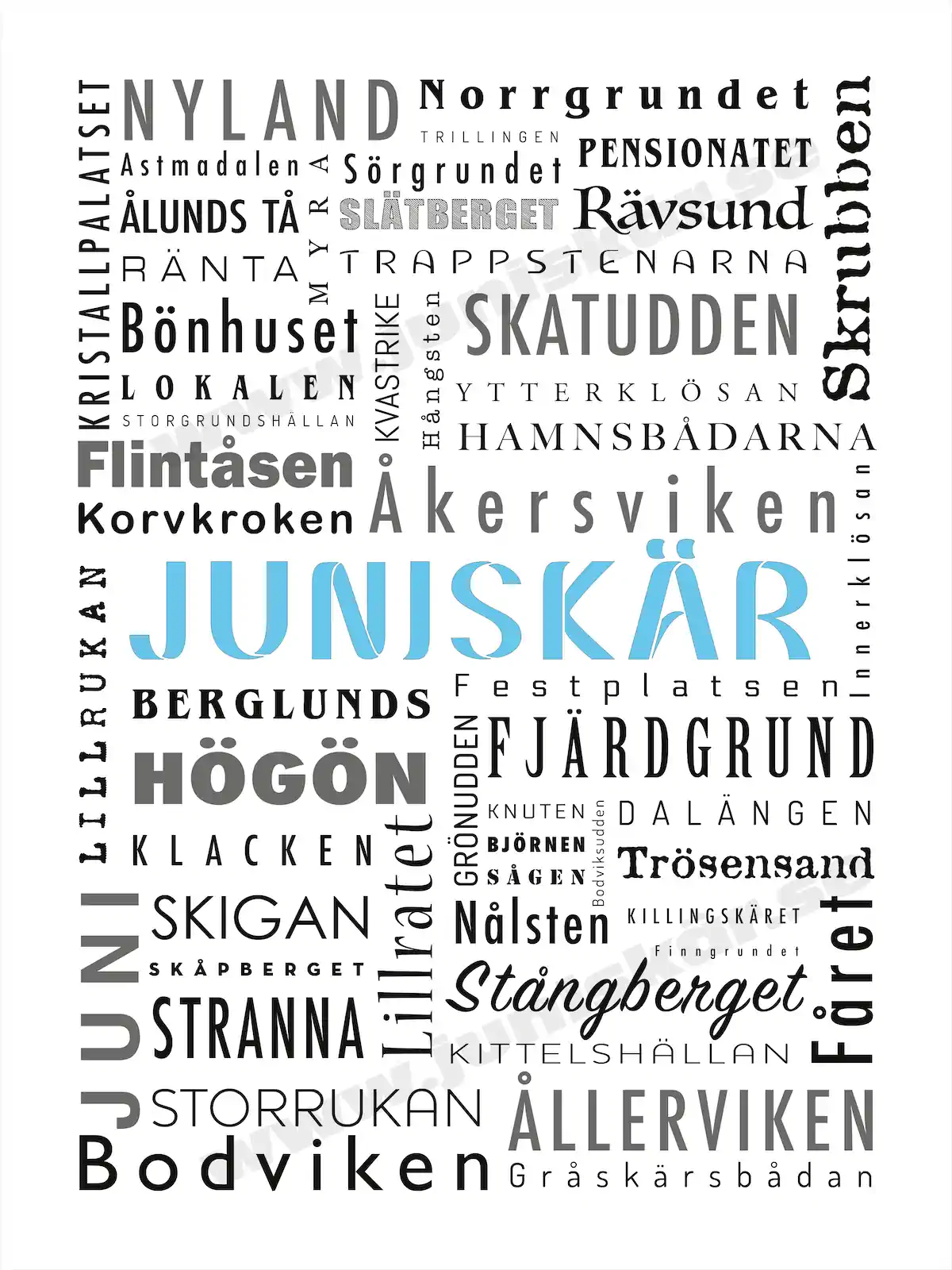 Juniskär Namntavla