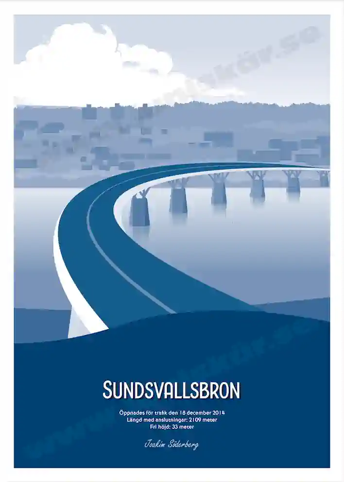 Sundsvallsbron Blå